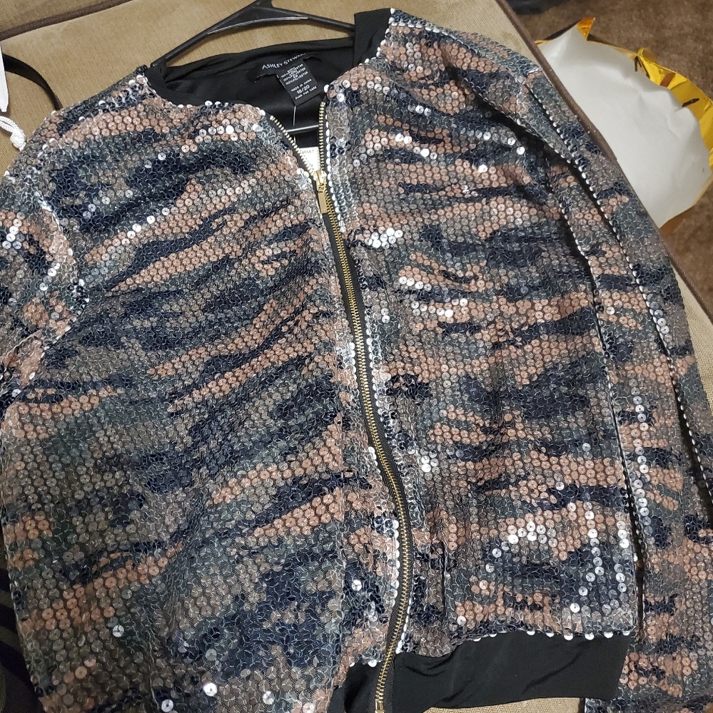 Camouflage Sequnce Jacket